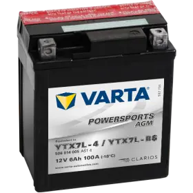 Varta 12V 6Ah 100A YTX7L-BS 506 014