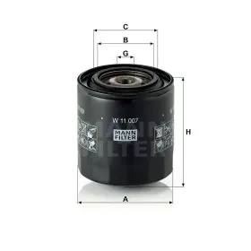 MANN FILTER Olejový filter W 11 007