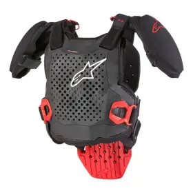 chránič tela A-5 S 2,& ALPINESTARS, detský (čierny/červený, size S/M)