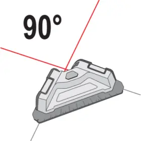 Yato - Krížová laserová vodováha 90° 10m_thumb4