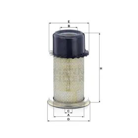 MANN FILTER Vzduchový filter C 22 032