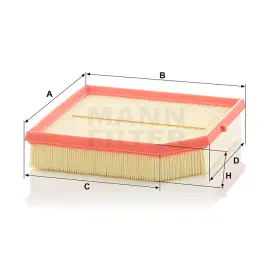 MANN FILTER Vzduchový filter C 24 051