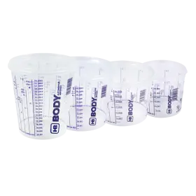 HB BODY plastová nádoba s odmerkou 1300ml