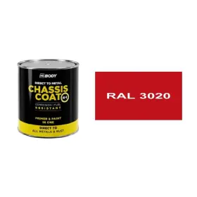 HB BODY 410 chassis coat, polomat - farba na kov a strechy 4 v 1 RAL 3020 750ml