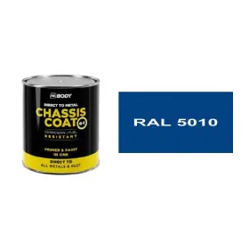 HB BODY 410 chassis coat, polomat - farba na kov a strechy 4 v 1 RAL 5010 750ml