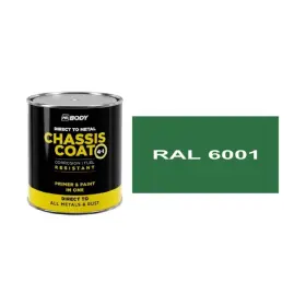 HB BODY 410 chassis coat, polomat - farba na kov a strechy 4 v 1 RAL 6001 750ml