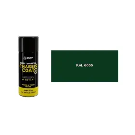 HB BODY 410 chassis coat, polomat - farba na kov a strechy 4 v 1 RAL 6005 sprej 400ml