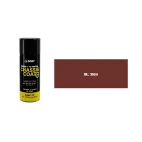 HB BODY 410 chassis coat, polomat - farba na kov a strechy 4 v 1 RAL 3009 sprej 400ml