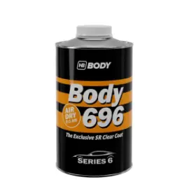 HB BODY 696 AIR DRY HS SR rýchloschnúci lak, pripravený na leštenie za 60 min 2:1 5L