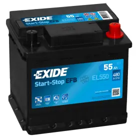 Exide Start-Stop EFB 12V 55Ah 480A EL550
